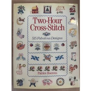 Sterling Two-Hour Country Cross-Stitch Book Susie Steadman 500+ Designs Multi